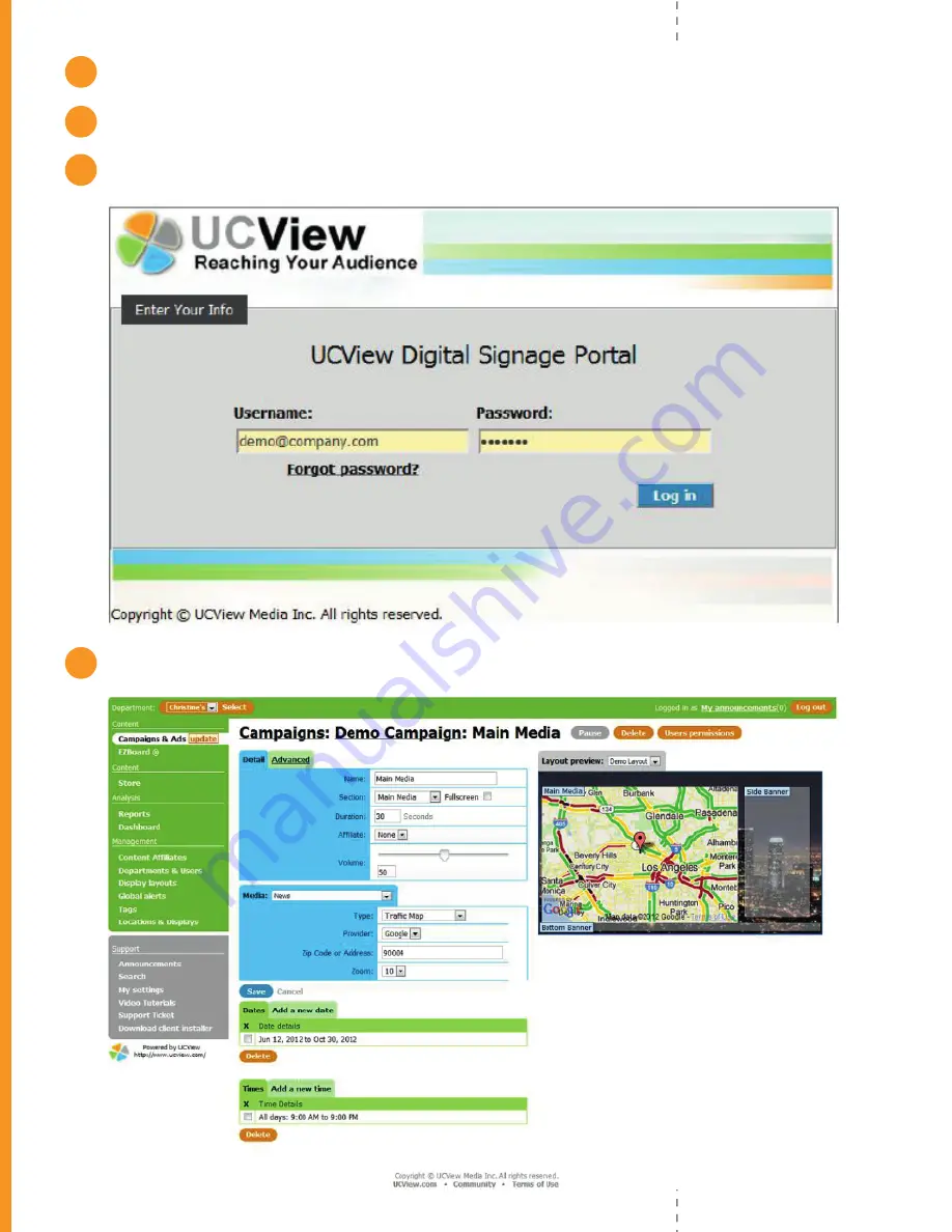 UCView VIEW MEDIA 10 PLAYER Installation Manual Download Page 3