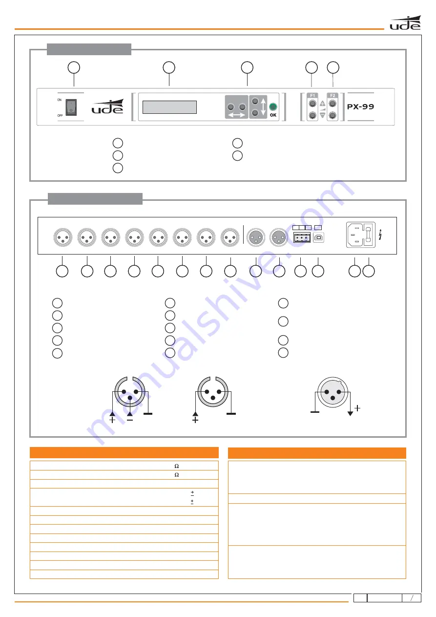 Ude PX-99 Скачать руководство пользователя страница 2