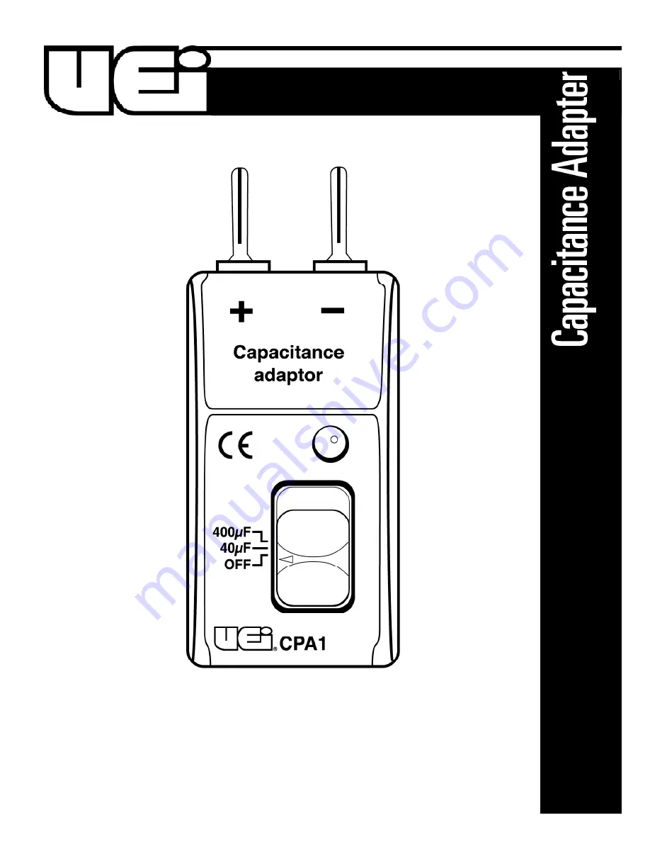 UEi CPA1 Instruction Manual Download Page 1