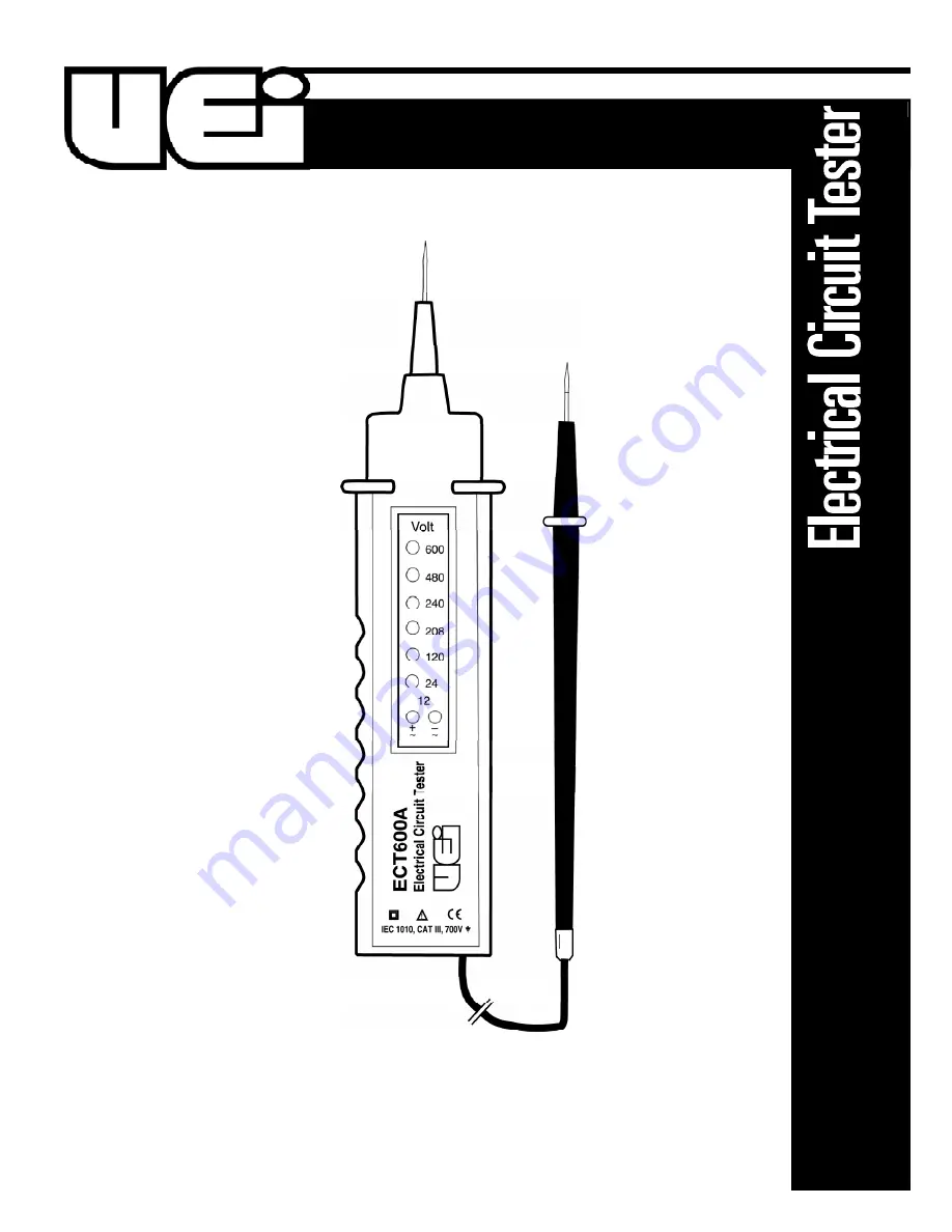 UEi ECT600A Instruction Manual Download Page 1