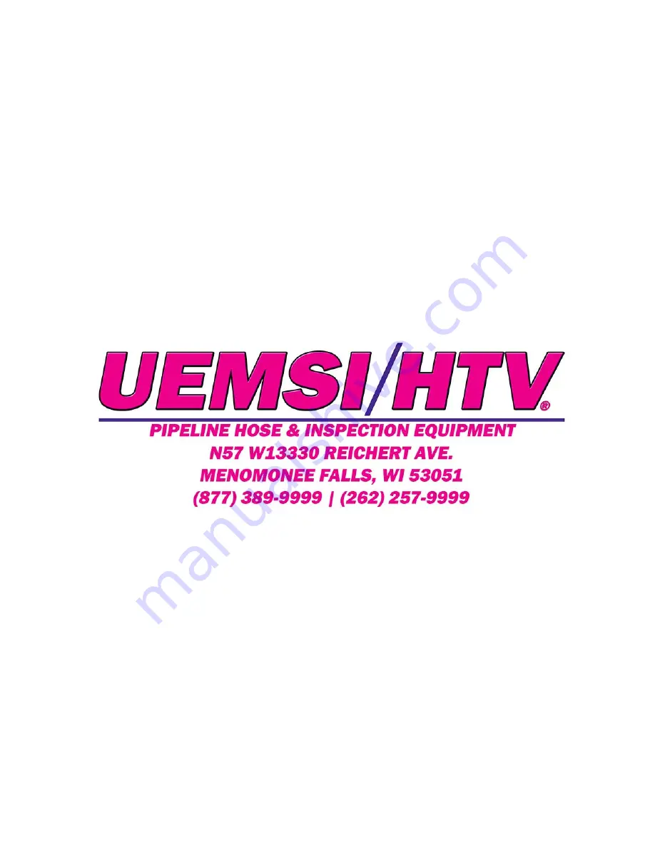 Uemsi U-VUE Operation And Maintenance Manual Download Page 34