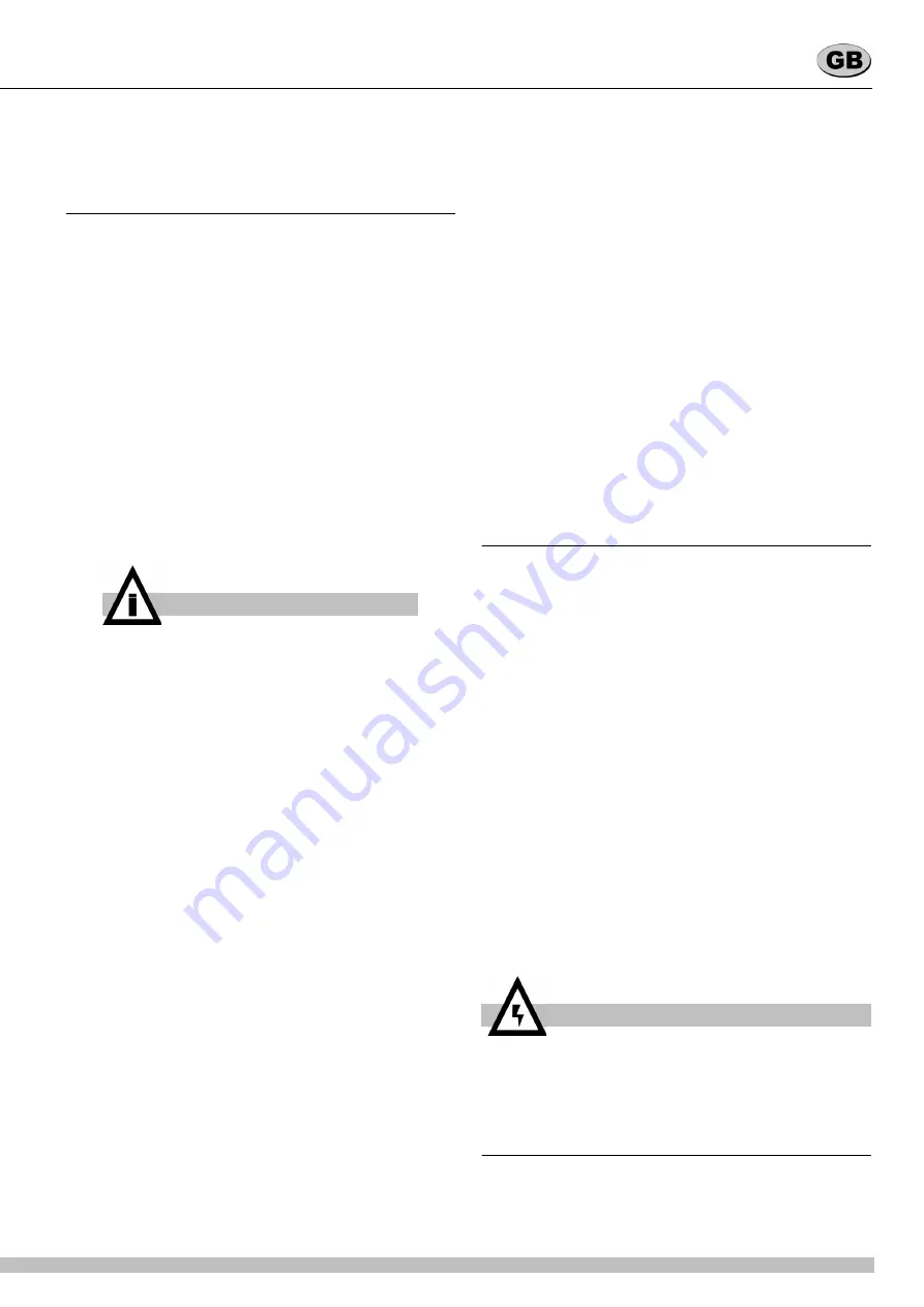 Ugolini MINI GEL PLUS Operator'S Manual Download Page 17