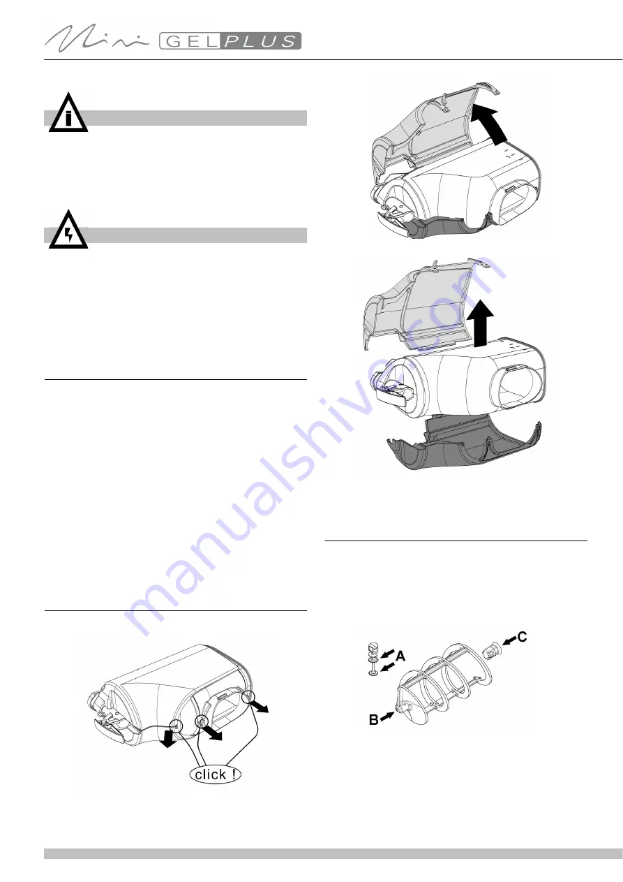 Ugolini MINI GEL PLUS Operator'S Manual Download Page 50