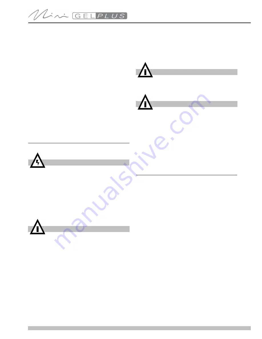 Ugolini minigel plus Operator'S Manual Download Page 22