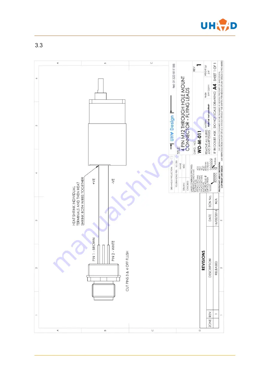 UHVD MD40 Product Instruction Manual Download Page 43