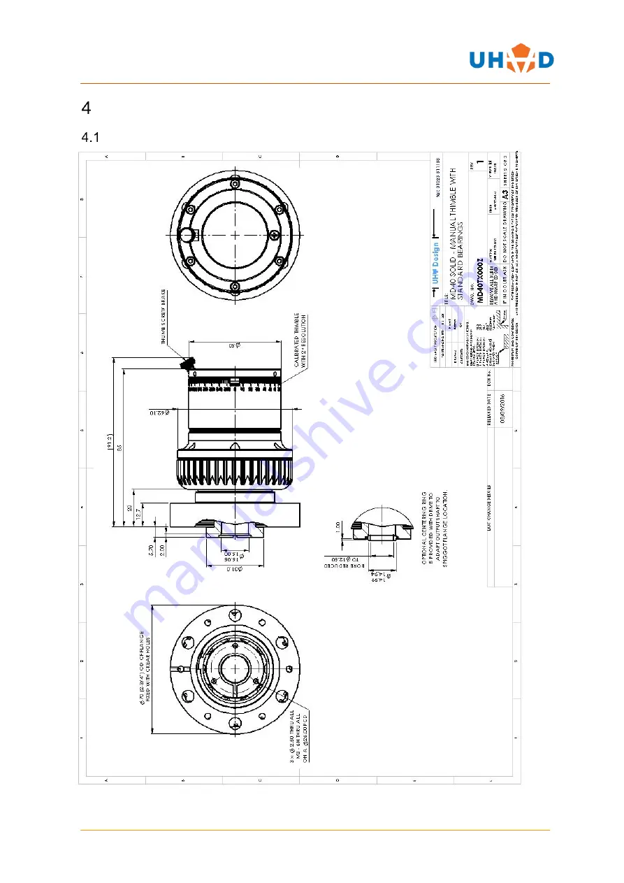 UHVD MD40 Product Instruction Manual Download Page 46