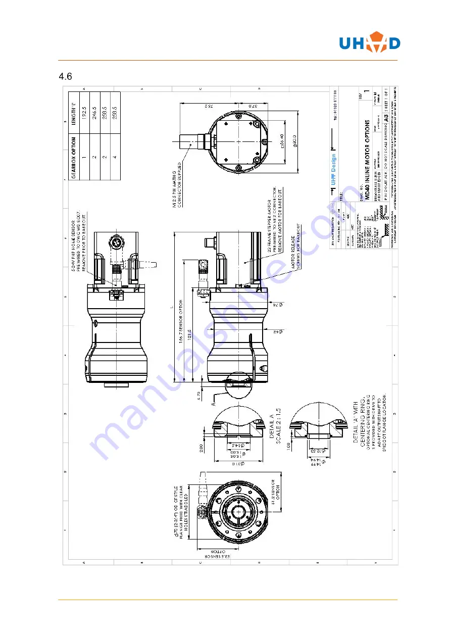 UHVD MD40 Product Instruction Manual Download Page 51