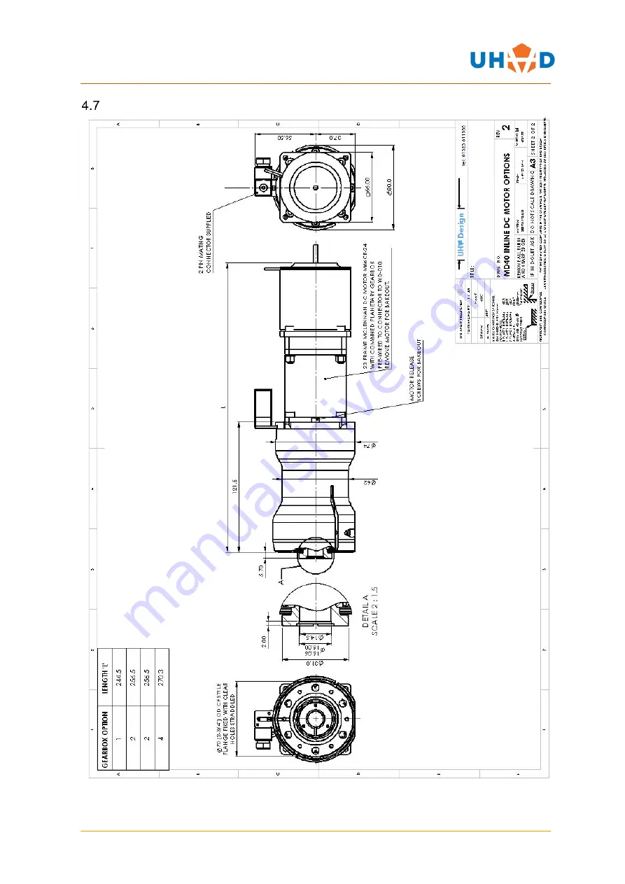 UHVD MD40 Product Instruction Manual Download Page 52