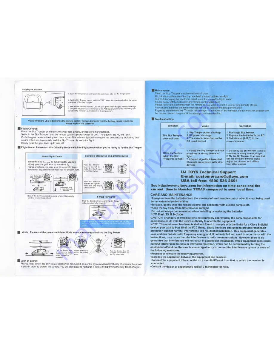UJ Toys UJ425 Sky Trooper Скачать руководство пользователя страница 2