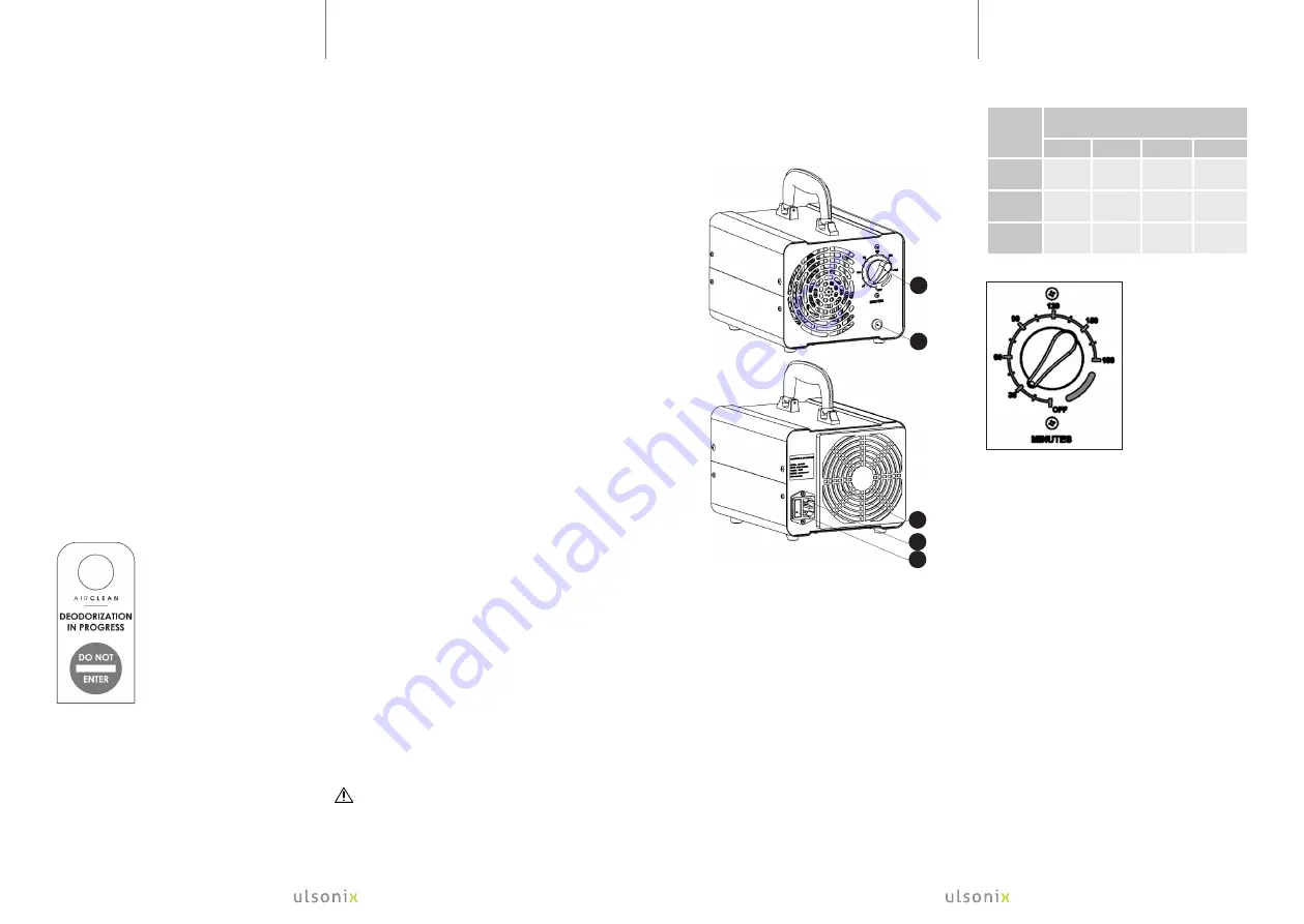 ulsonix AIRCLEAN 10G-WM2 User Manual Download Page 9