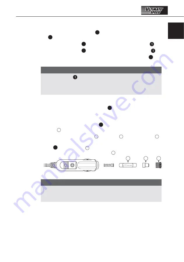 ULTIMATE SPEED 100113 Operating Instructions Manual Download Page 12