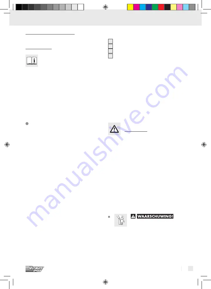 ULTIMATE SPEED 91449 Operation And Safety Notes Download Page 25