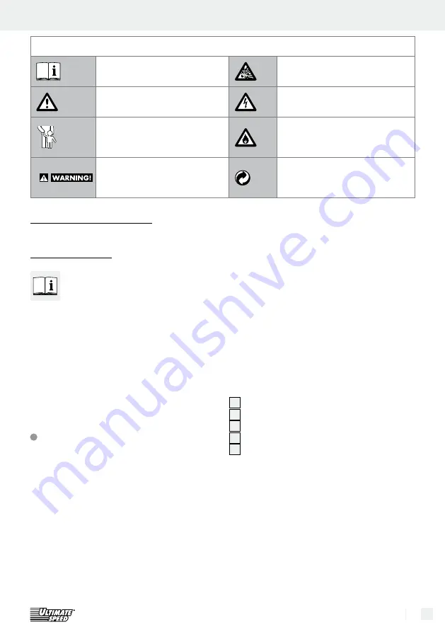 ULTIMATE SPEED DIS-127 Operation And Safety Notes Download Page 5