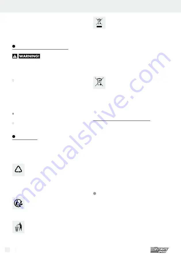 ULTIMATE SPEED DIS-159 Operation And Safety Notes Download Page 18