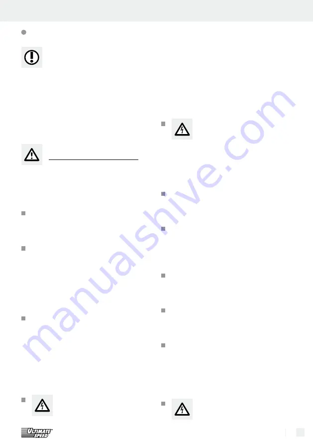 ULTIMATE SPEED ULG 12 A2 Operation And Safety Notes Download Page 53