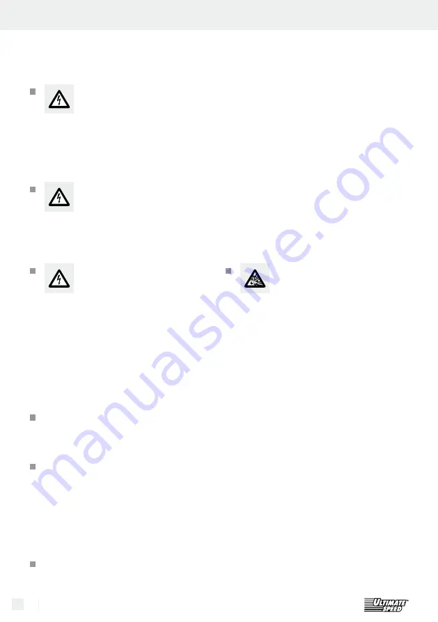 ULTIMATE SPEED ULG 12 A2 Operation And Safety Notes Download Page 54