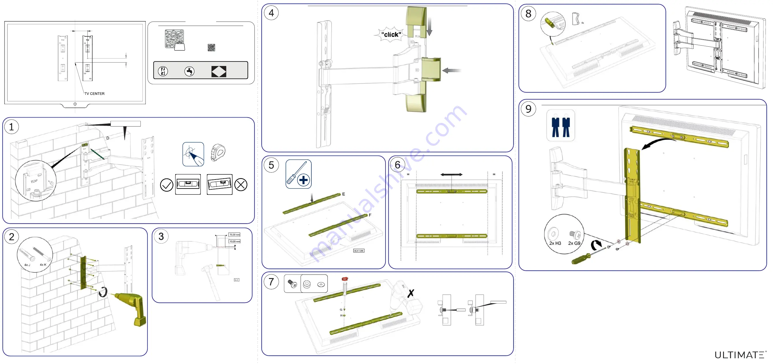 Ultimate ULTRA SLIM RX-9000 Instruction Manual Download Page 2