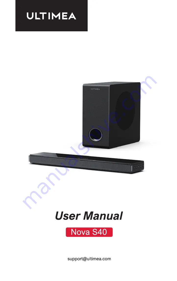 ULTIMEA Nova S40 User Manual Download Page 1