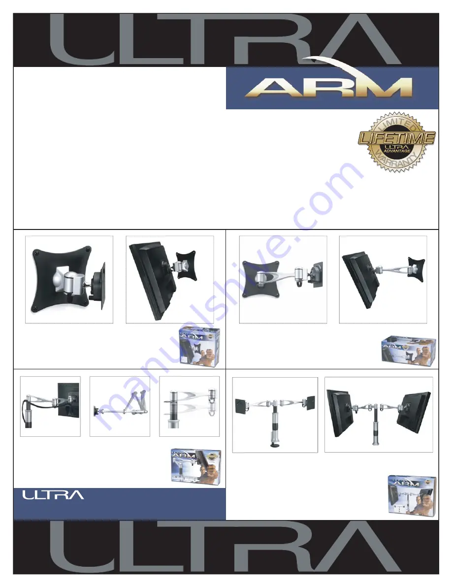 Ultra Products Arm ULT-ARMD1 Brochure & Specs Download Page 1