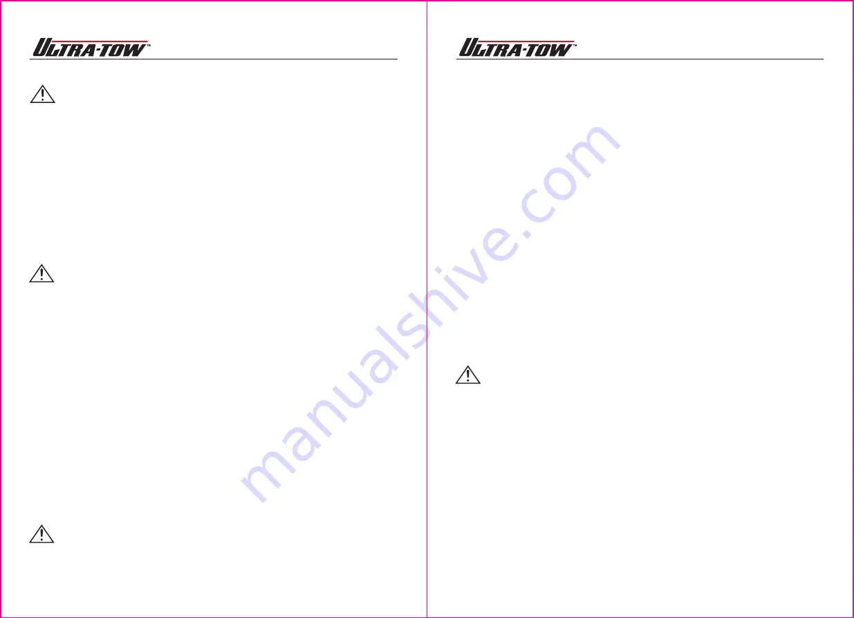 Ultra-tow 49803 Скачать руководство пользователя страница 2