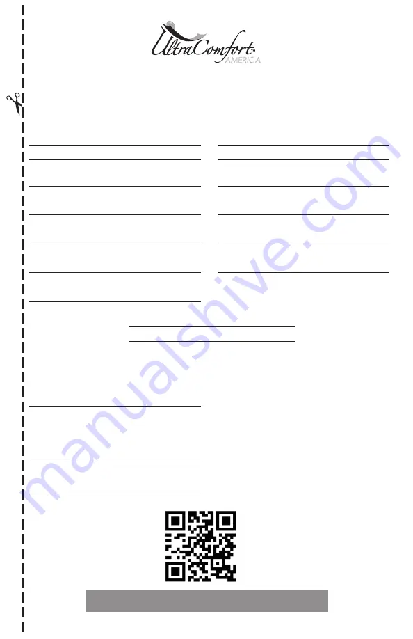 ultracomfort UltraCozy SERENE XR UC669 Owner'S Manual Download Page 21