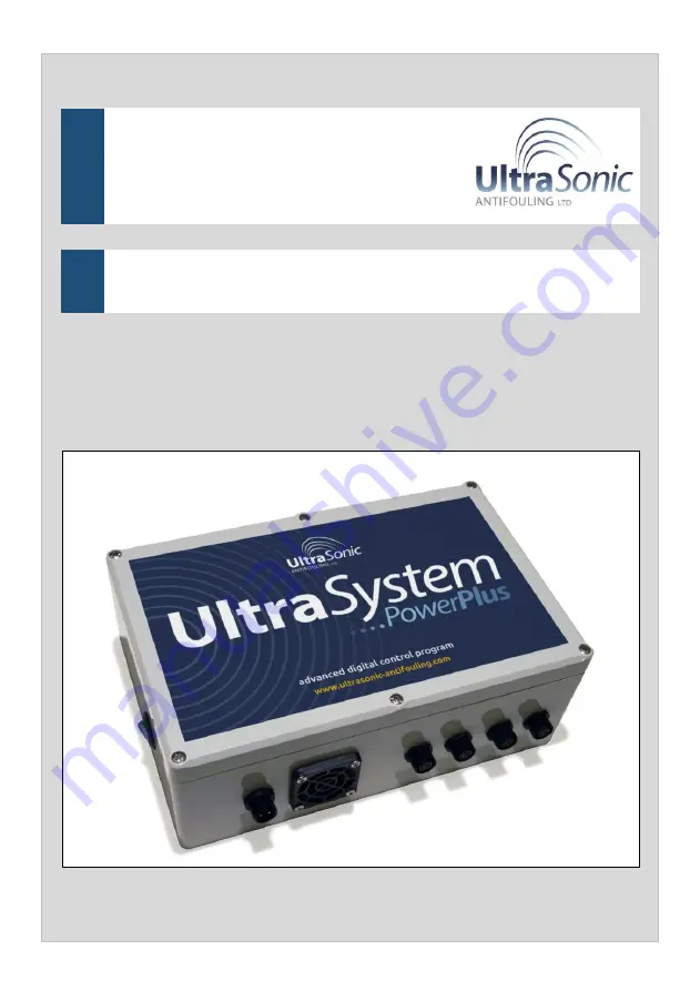 Ultrasonic UltraSystem PowerPlus Скачать руководство пользователя страница 1