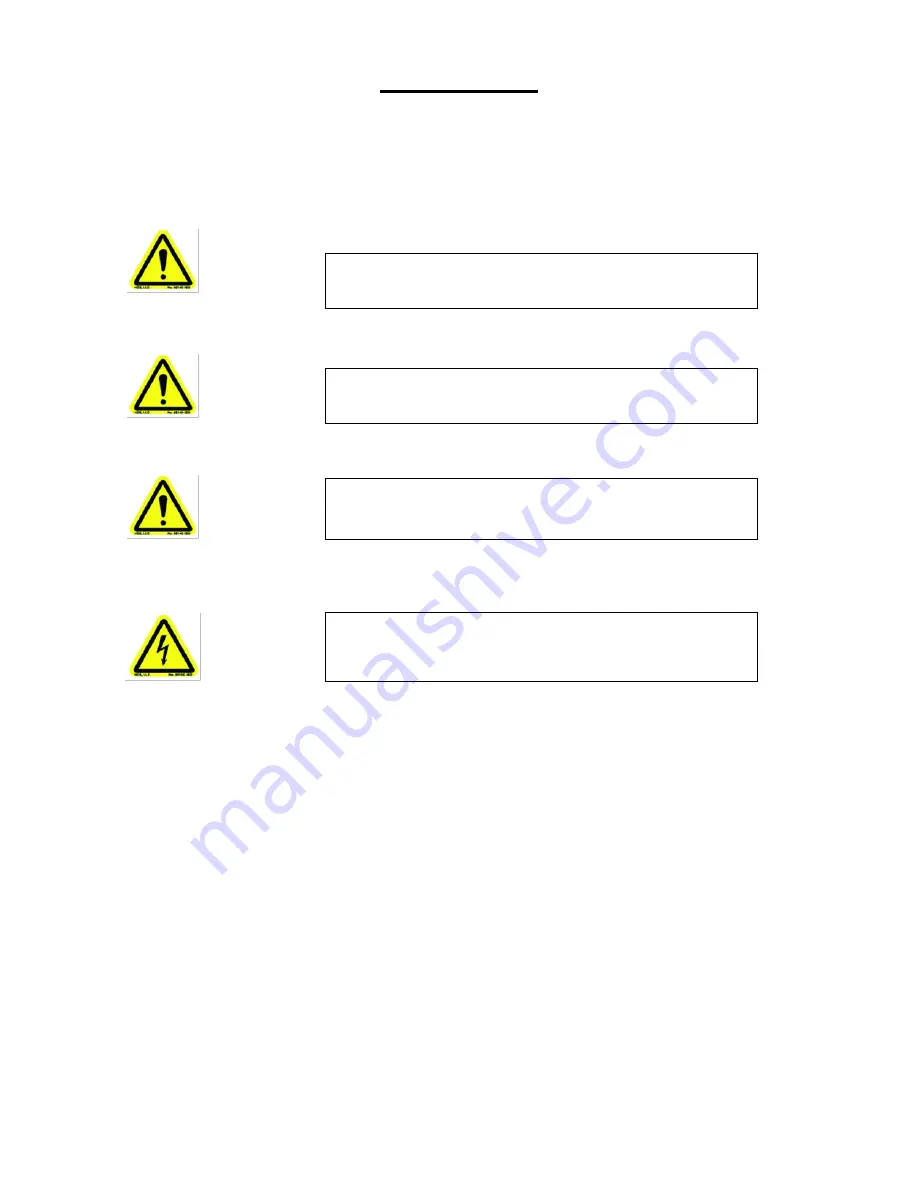 Ultrasonic UP3218 Operator And  Maintenance Manual Download Page 4