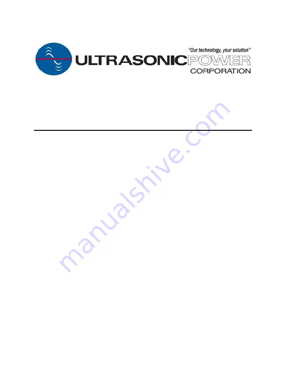 Ultrasonic UP3218 Operator And  Maintenance Manual Download Page 228