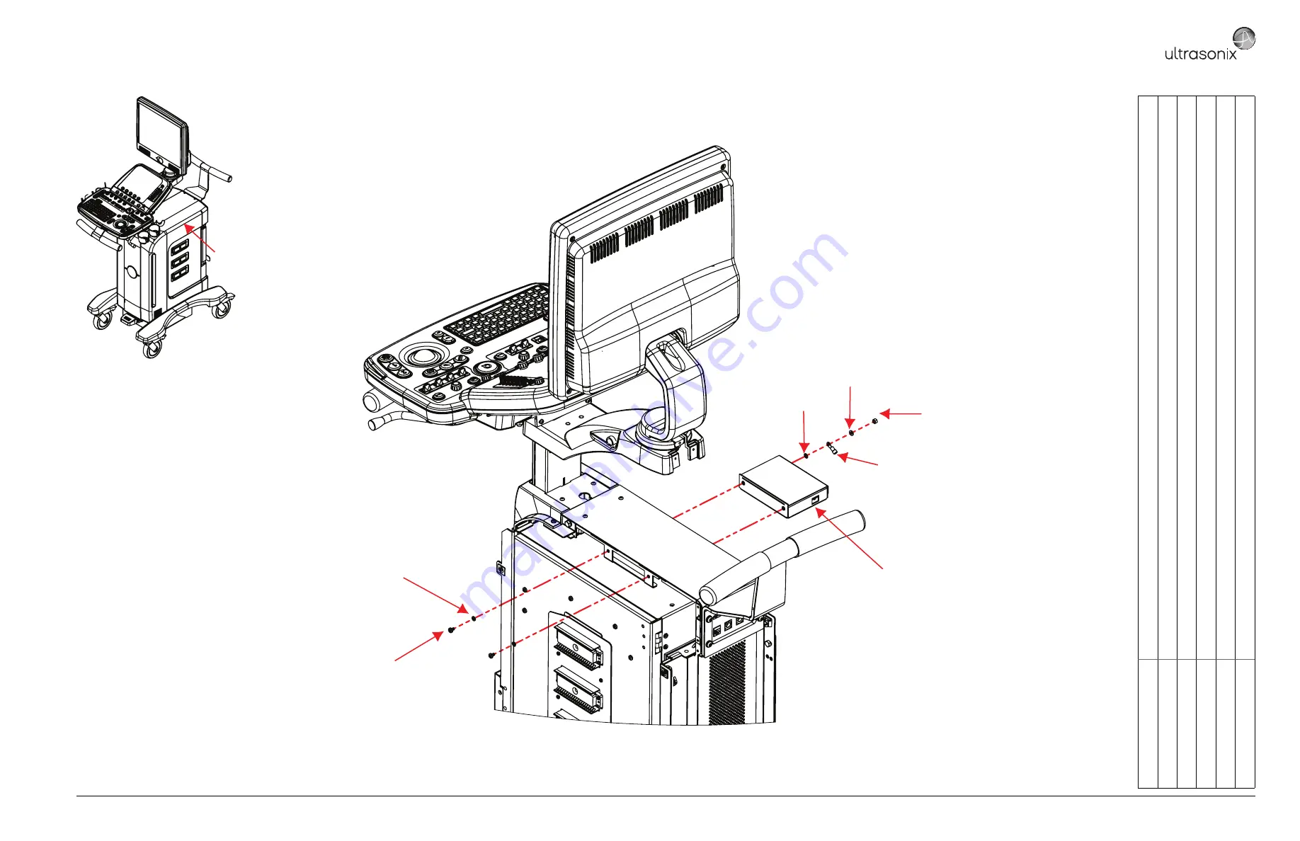 Ultrasonix SonixMDP Service Manual Download Page 178