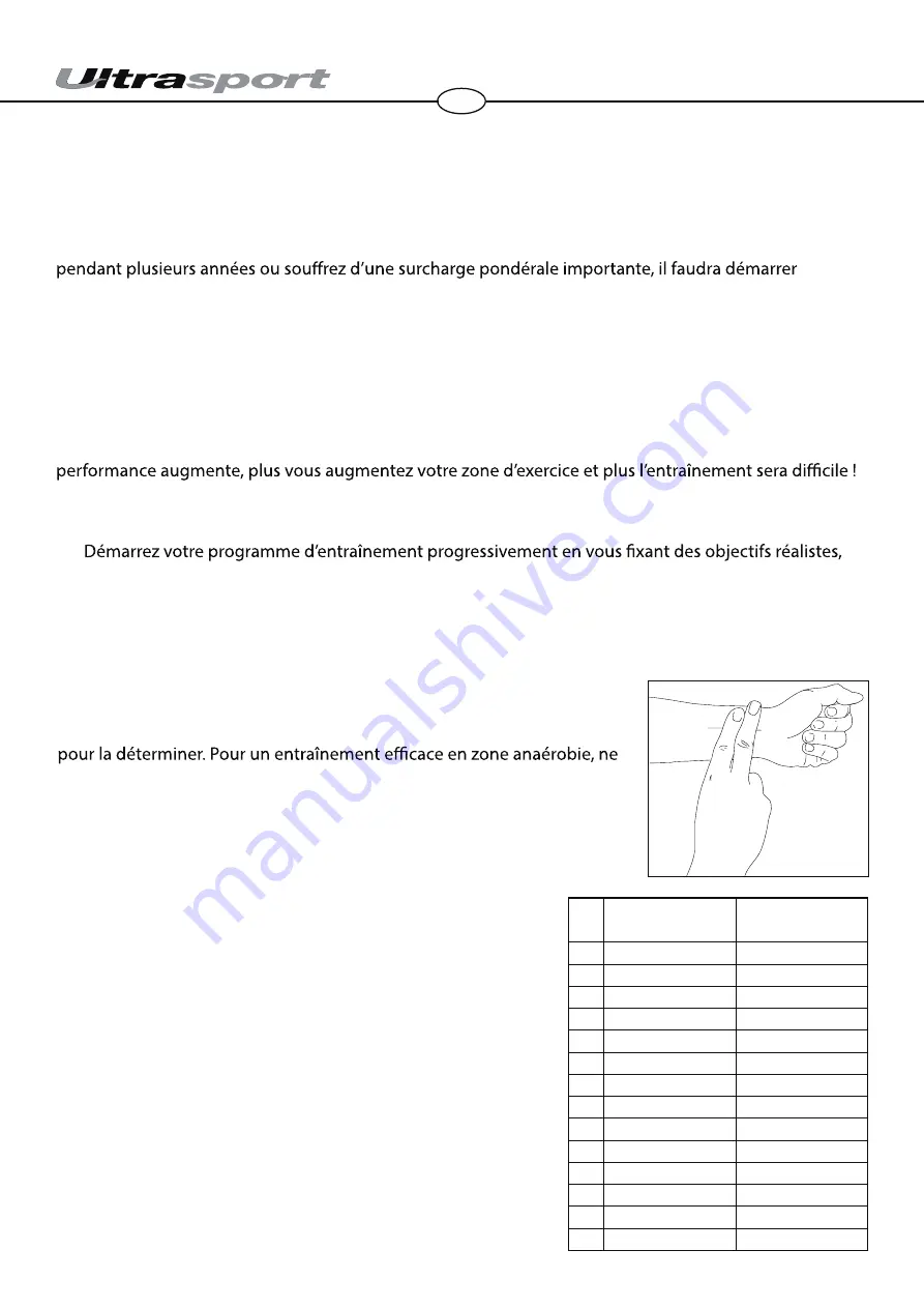 Ultrasport Heavy User Manual Download Page 43