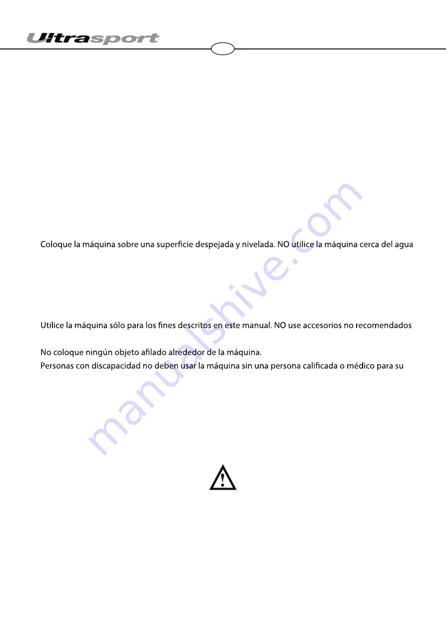 Ultrasport Heavy User Manual Download Page 65