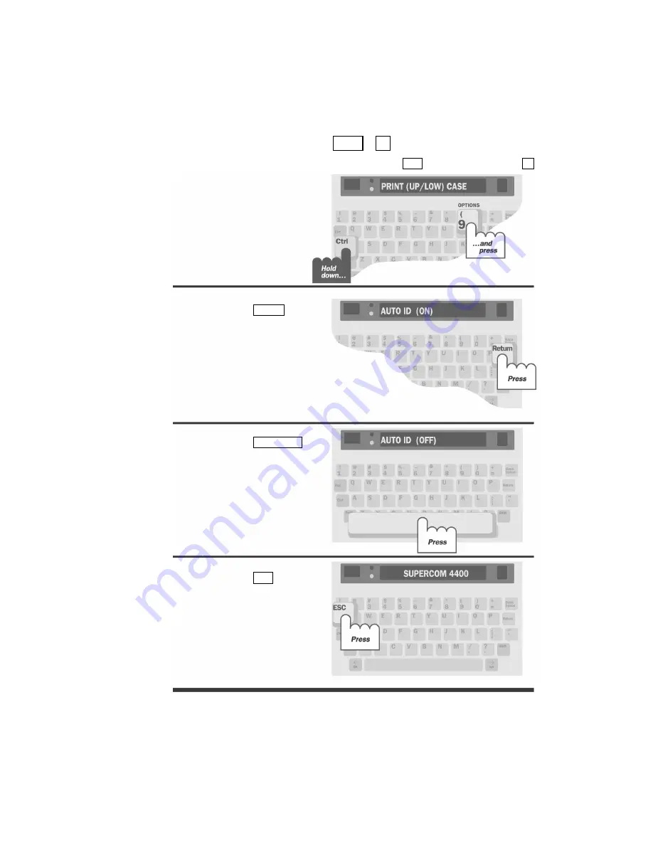 Ultratec Supercom 4400 User Manual Download Page 15