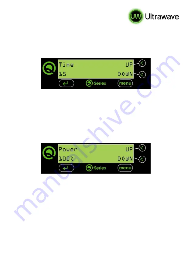 Ultrawave Q Series Operator'S Instruction Manual Download Page 11