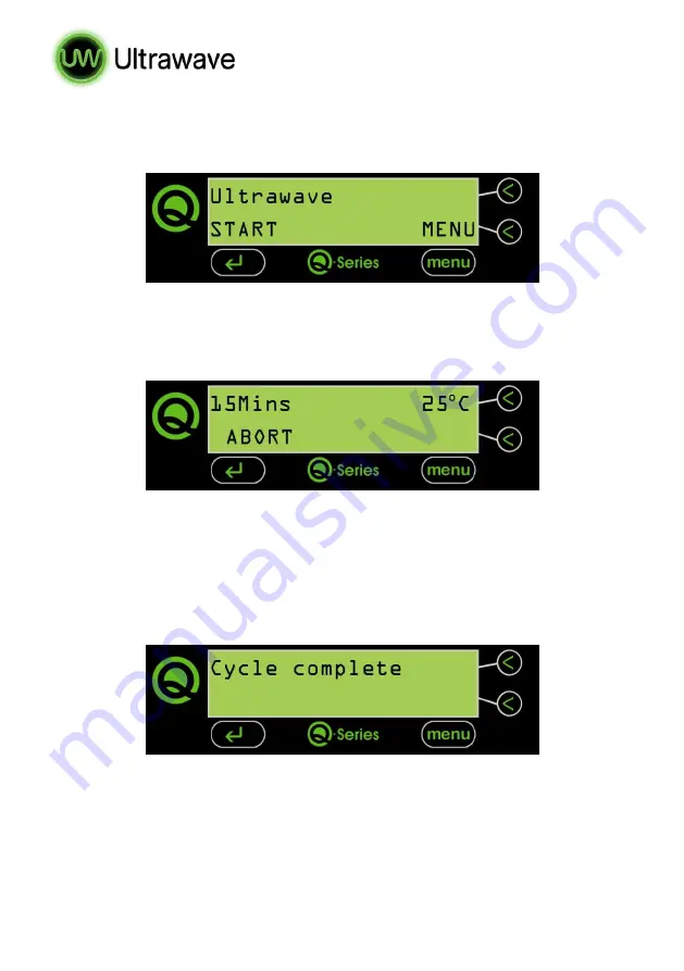 Ultrawave Q Series Operator'S Instruction Manual Download Page 14