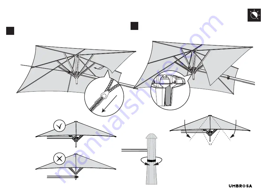 Umbrosa EVOLUTION DUOFLEX Installation Manual Download Page 18