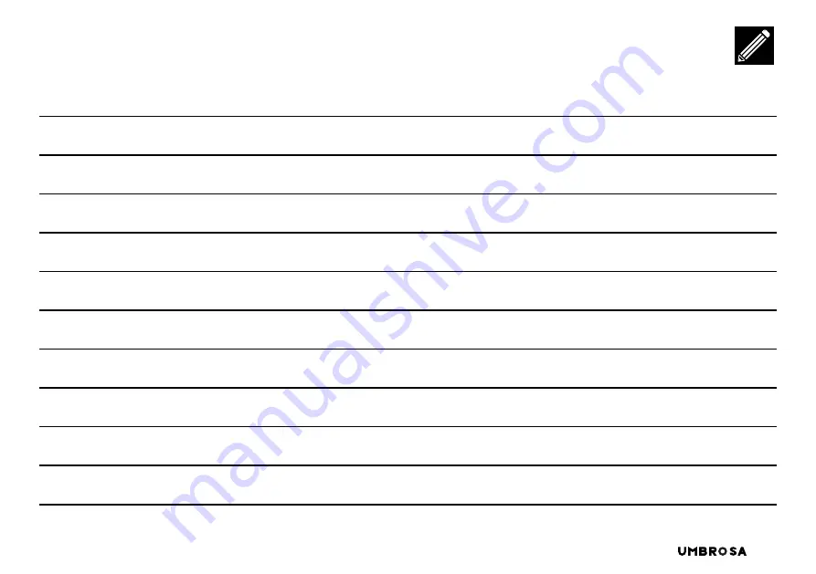 Umbrosa EVOLUTION DUOFLEX Installation Manual Download Page 28