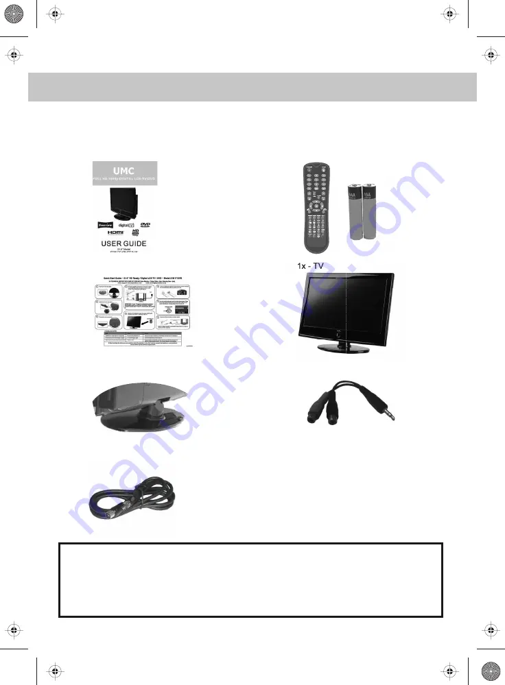 UMC X216/17C-GB-FTCD-UK User Manual Download Page 10