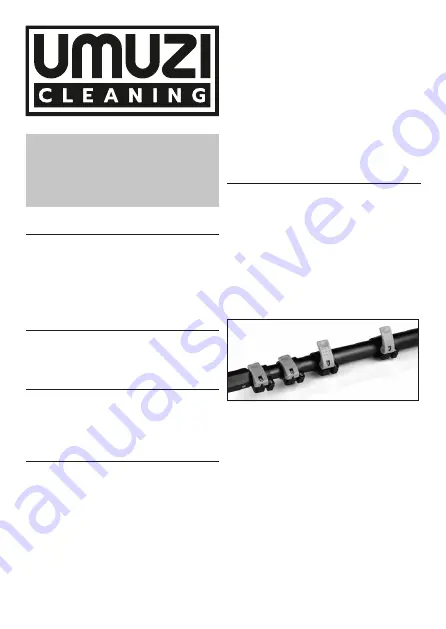 Umuzi Cleaning D5009 Manual Download Page 3