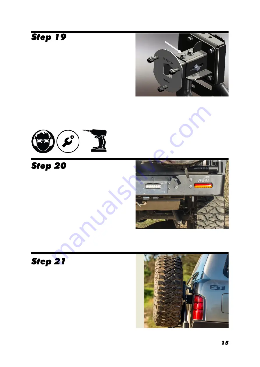 Uneek 4x4 GU-RB-ASM5 Fitting Instructions Manual Download Page 15