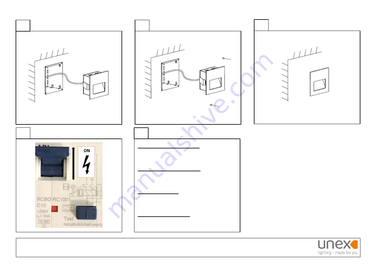 Unex 160-091-70 Operating Manual Download Page 3