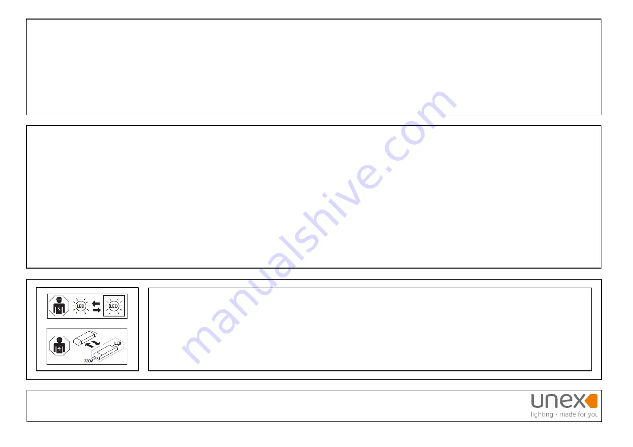 Unex Float LED Operating Manual Download Page 4