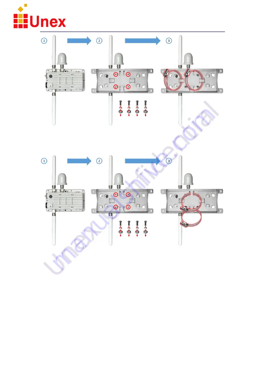 Unex RSU-300 Series Quick Start Manual Download Page 13