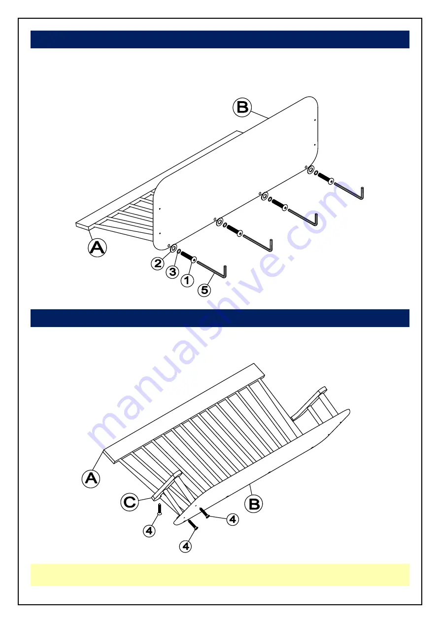 Unfinished Furniture of Wilmington 48 IN TALL WINDSOR ARM BENCH BE-2904A Скачать руководство пользователя страница 4