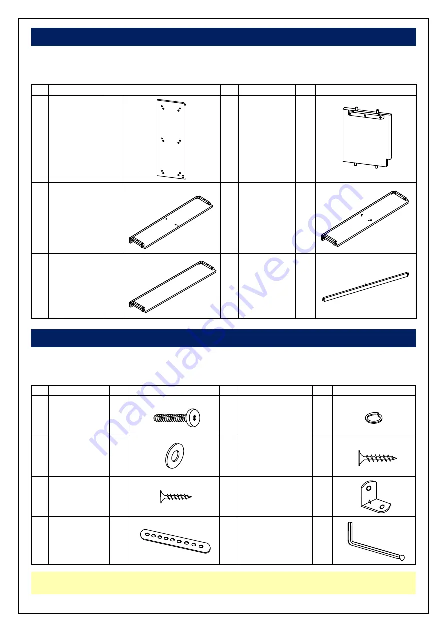 Unfinished Furniture of Wilmington ABBY SH-14830 Скачать руководство пользователя страница 3