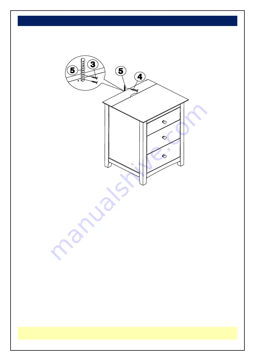 Unfinished Furniture of Wilmington BD-7023 Скачать руководство пользователя страница 5