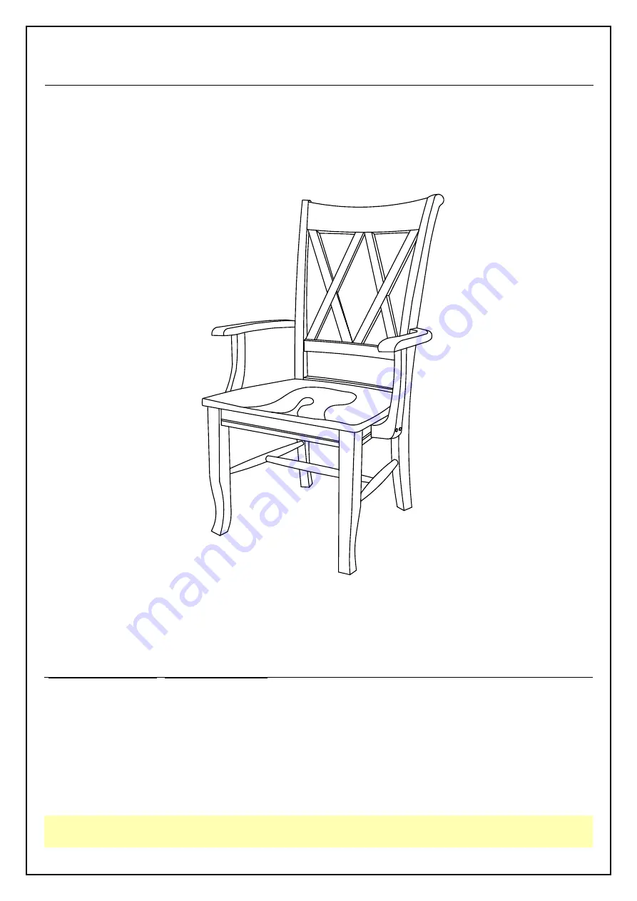 Unfinished Furniture of Wilmington C-20-ARM Assembly Instructions Download Page 1