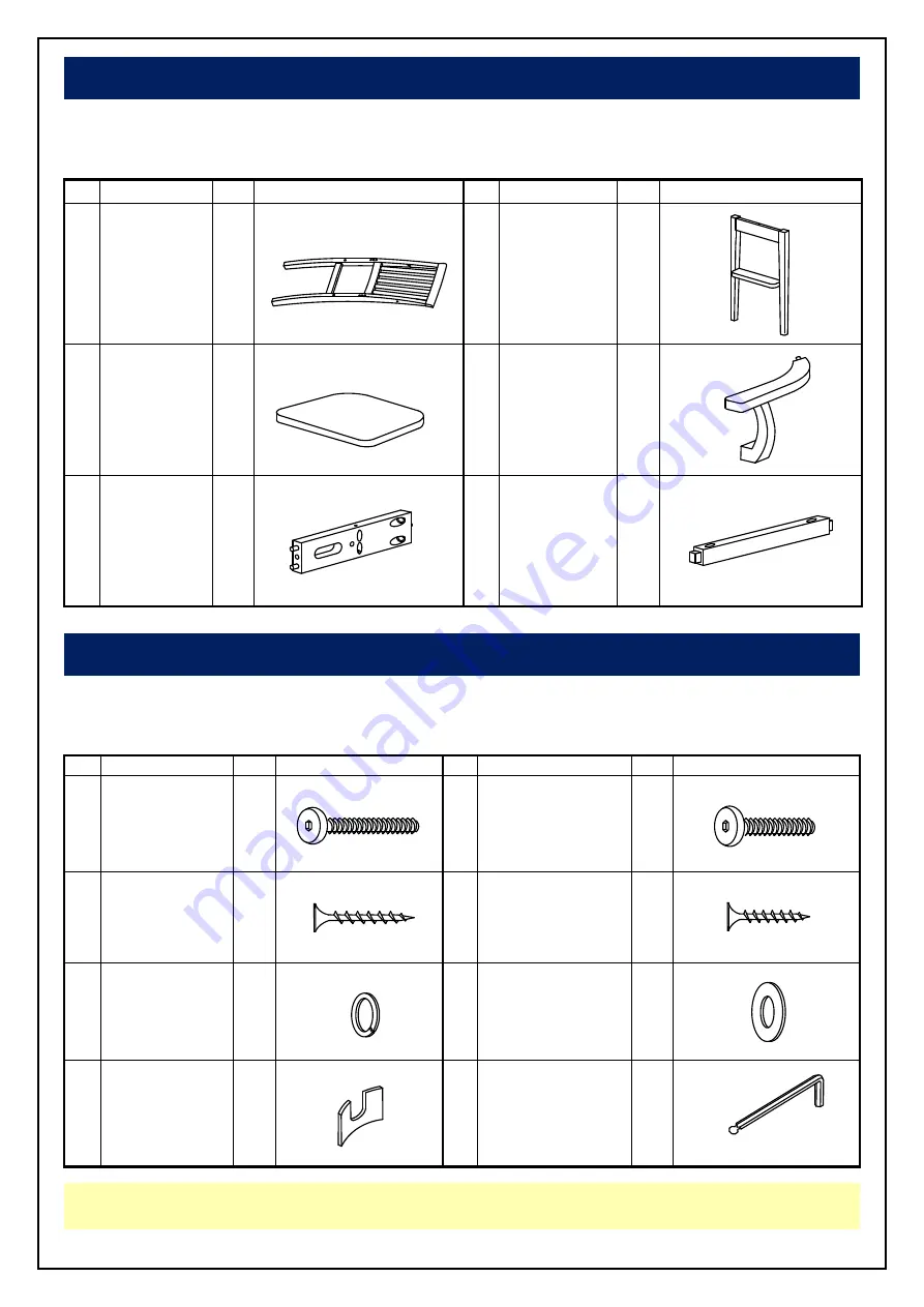 Unfinished Furniture of Wilmington JUVENILE MISSION CC-265 Assembly Instructions Manual Download Page 3