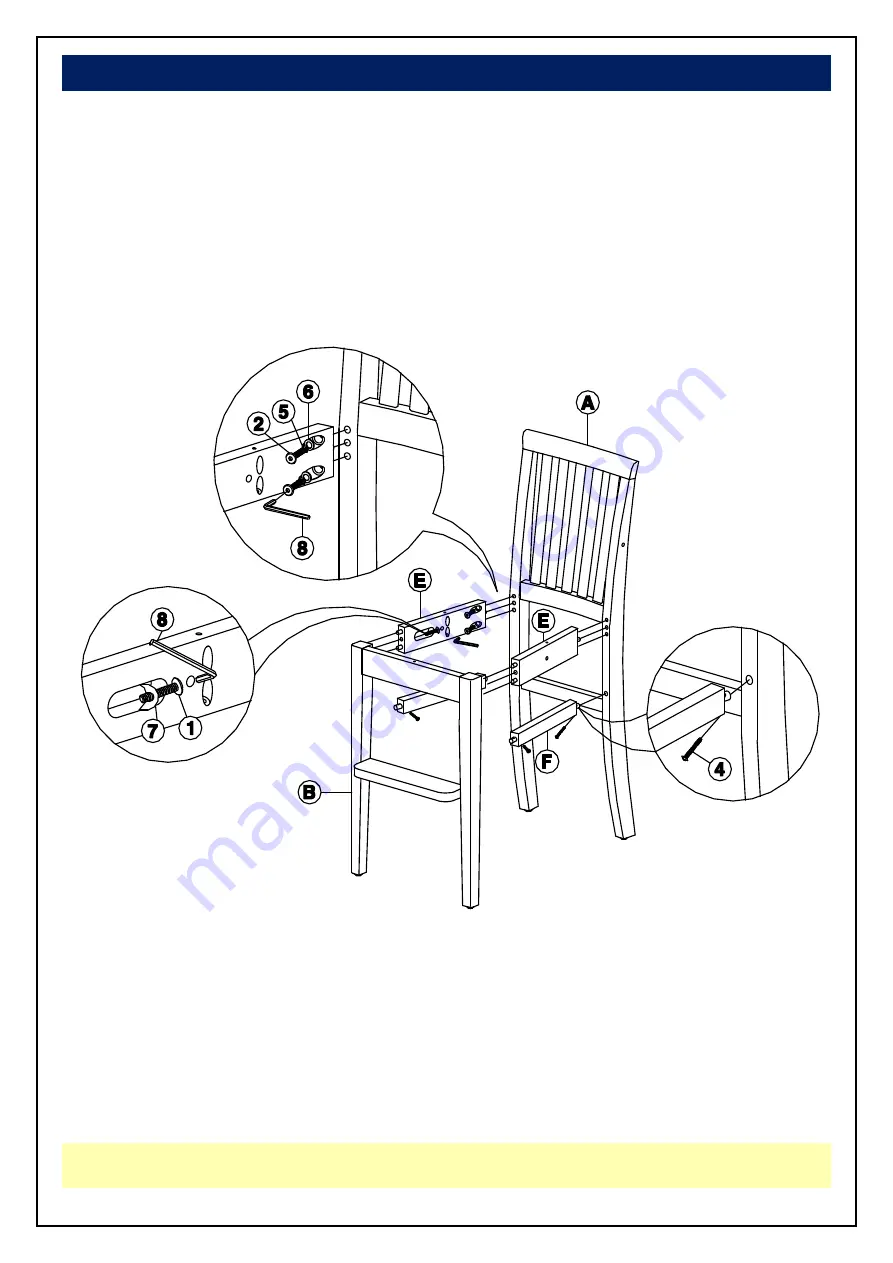 Unfinished Furniture of Wilmington JUVENILE MISSION CC-265 Assembly Instructions Manual Download Page 4