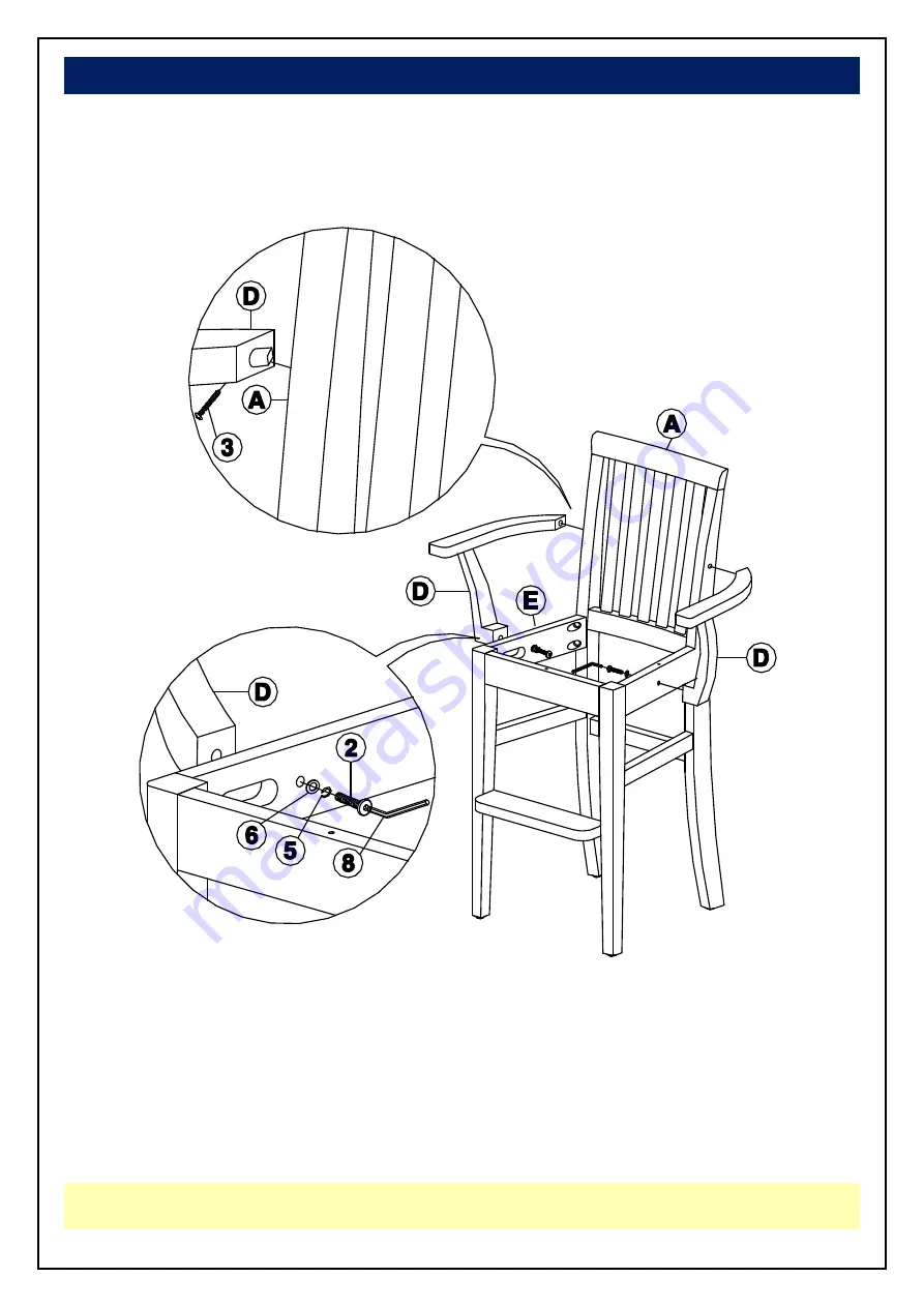 Unfinished Furniture of Wilmington JUVENILE MISSION CC-265 Скачать руководство пользователя страница 5