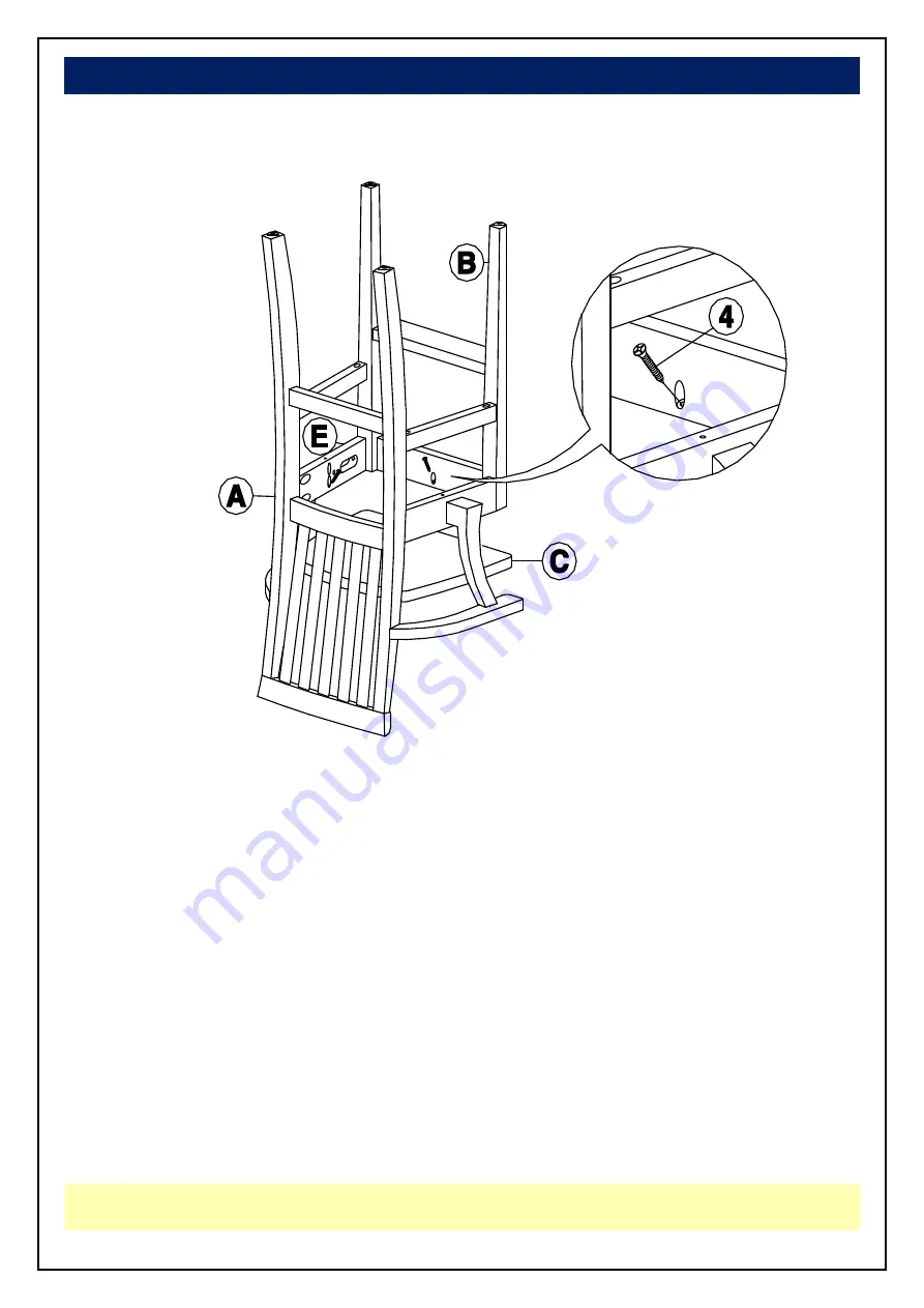 Unfinished Furniture of Wilmington JUVENILE MISSION CC-265 Assembly Instructions Manual Download Page 6